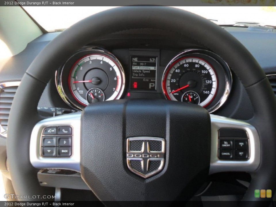 Black Interior Steering Wheel for the 2012 Dodge Durango R/T #55009355