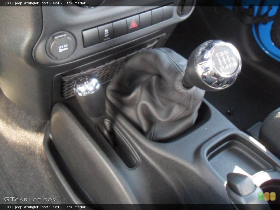 Black Interior Transmission for the 2012 Jeep Wrangler Sport S 4x4 #55009970