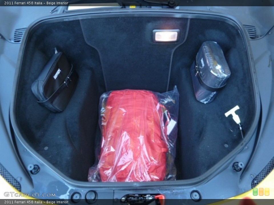 Beige Interior Trunk for the 2011 Ferrari 458 Italia #55010528
