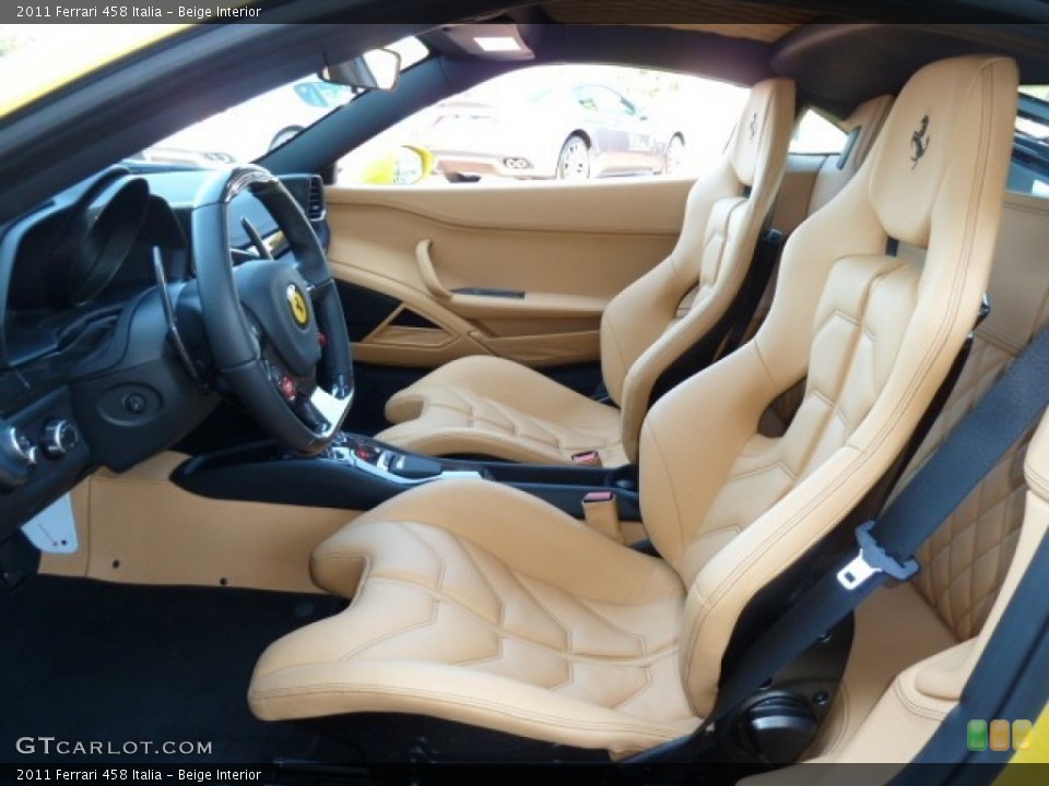 Beige Interior Photo for the 2011 Ferrari 458 Italia #55010570