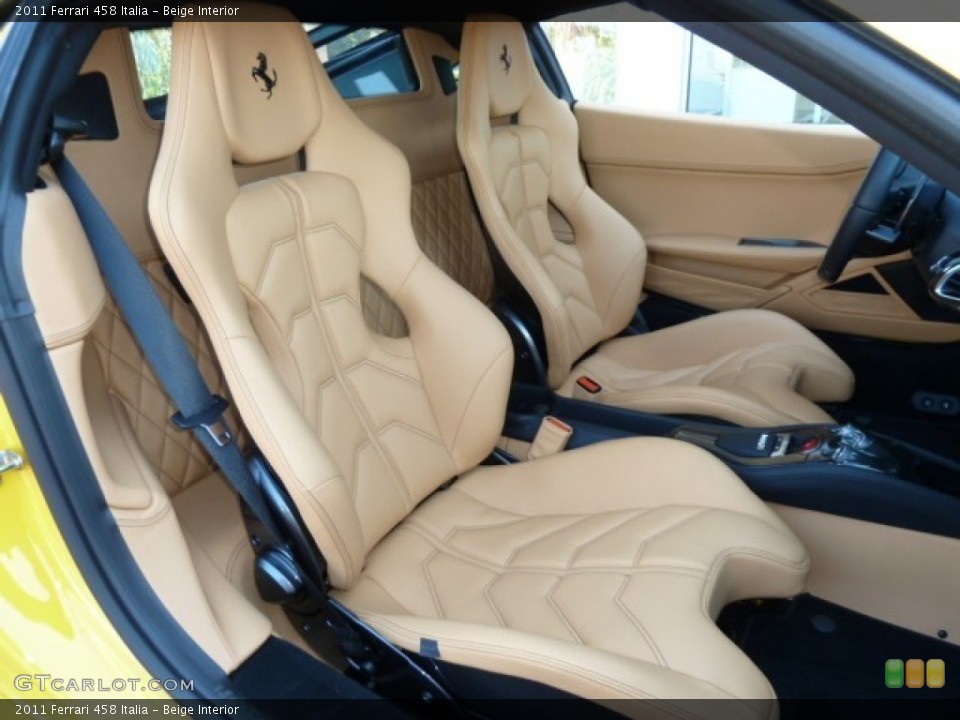 Beige Interior Photo for the 2011 Ferrari 458 Italia #55010663