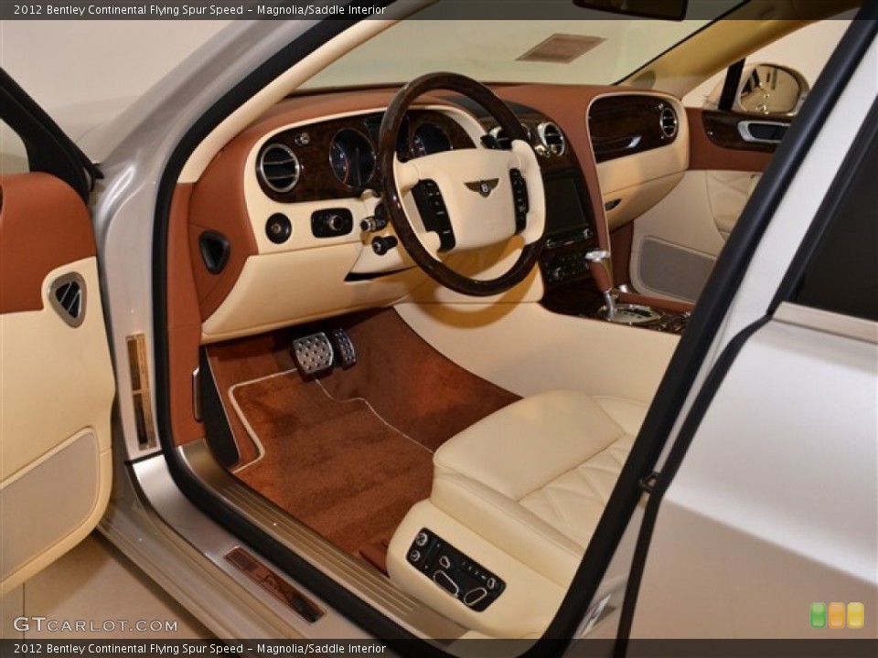 Magnolia/Saddle Interior Photo for the 2012 Bentley Continental Flying Spur Speed #55010750