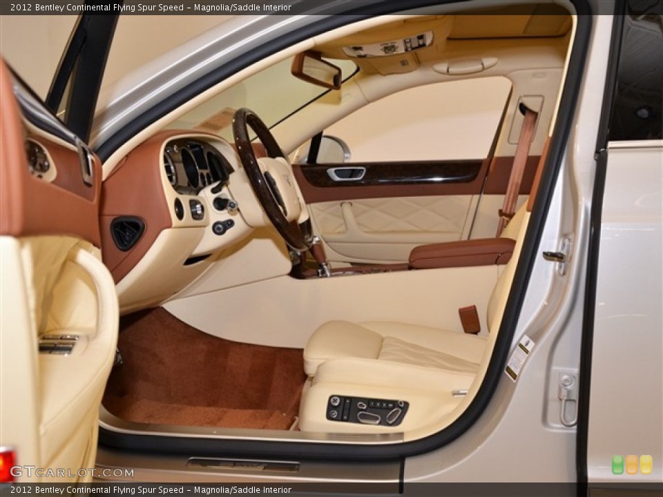 Magnolia/Saddle Interior Photo for the 2012 Bentley Continental Flying Spur Speed #55010764