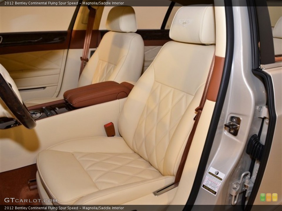 Magnolia/Saddle Interior Photo for the 2012 Bentley Continental Flying Spur Speed #55010773