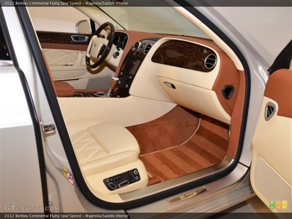 Magnolia/Saddle Interior Photo for the 2012 Bentley Continental Flying Spur Speed #55010781
