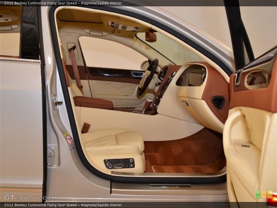 Magnolia/Saddle Interior Photo for the 2012 Bentley Continental Flying Spur Speed #55010795