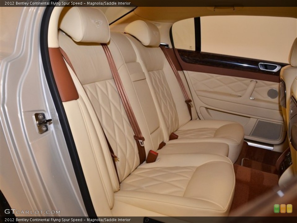 Magnolia/Saddle 2012 Bentley Continental Flying Spur Interiors