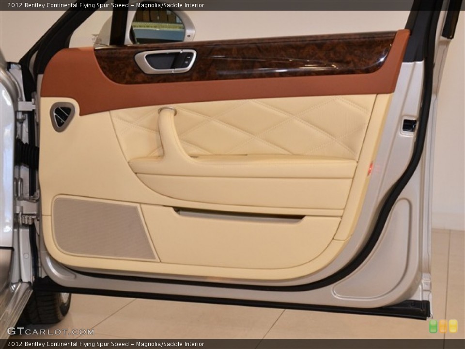 Magnolia/Saddle Interior Door Panel for the 2012 Bentley Continental Flying Spur Speed #55010870