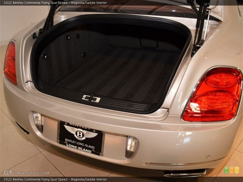 Magnolia/Saddle Interior Trunk for the 2012 Bentley Continental Flying Spur Speed #55010919