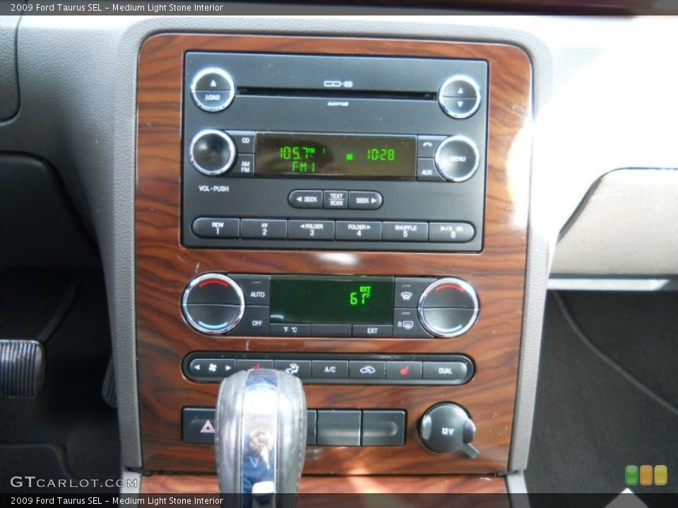 Medium Light Stone Interior Audio System for the 2009 Ford Taurus SEL #55012290