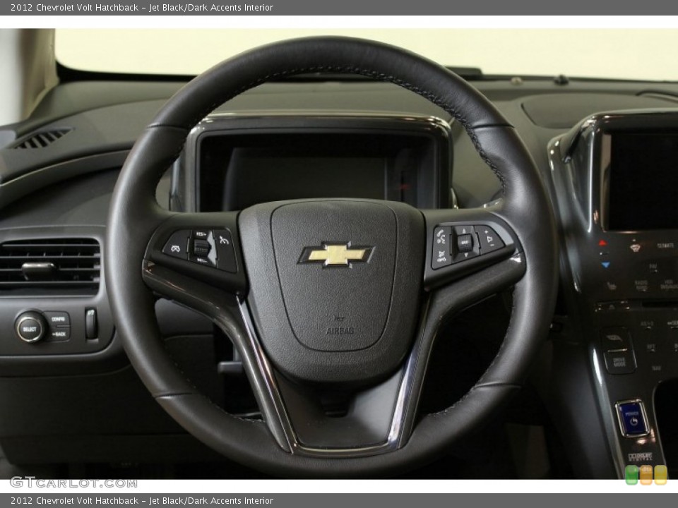 Jet Black/Dark Accents Interior Steering Wheel for the 2012 Chevrolet Volt Hatchback #55013295