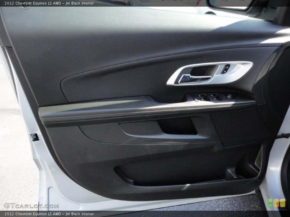 Jet Black Interior Door Panel for the 2012 Chevrolet Equinox LS AWD #55015235
