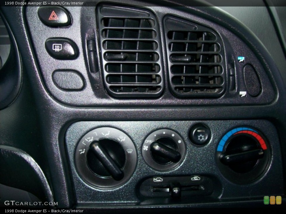 Black/Gray Interior Controls for the 1998 Dodge Avenger ES #55016333