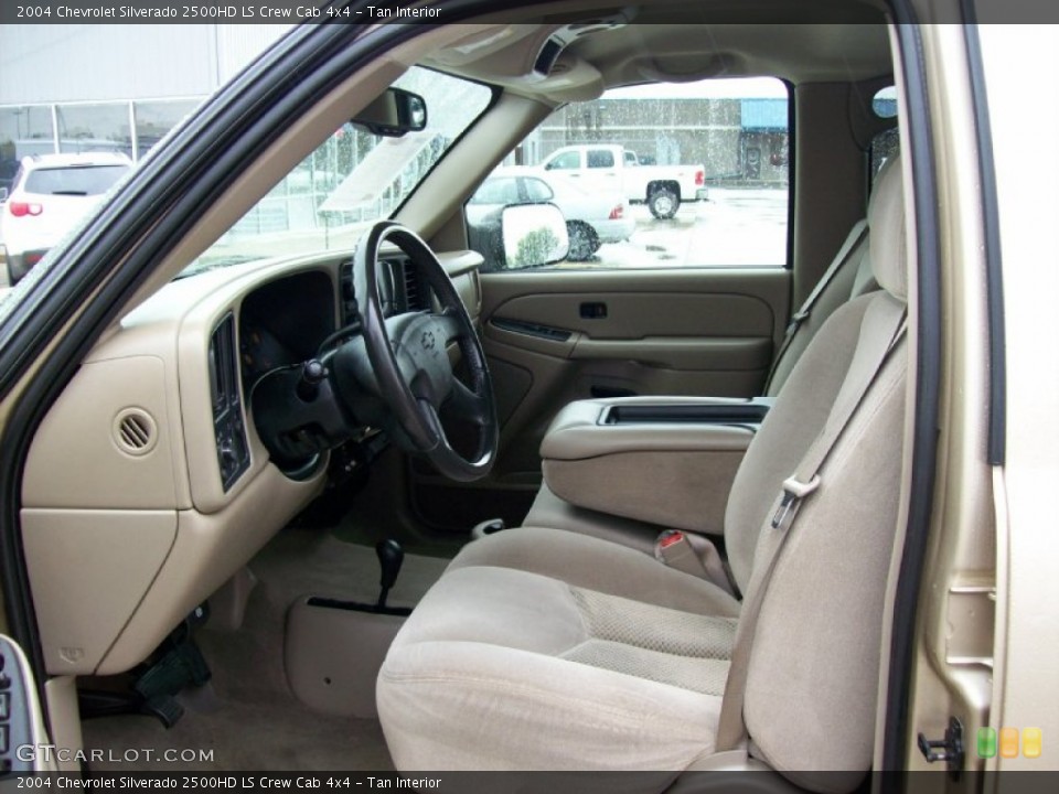 Tan Interior Photo for the 2004 Chevrolet Silverado 2500HD LS Crew Cab 4x4 #55016456