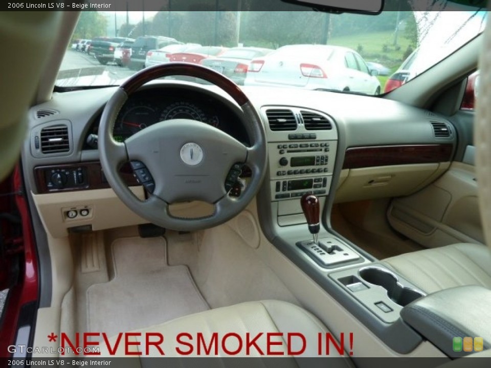 Beige Interior Dashboard for the 2006 Lincoln LS V8 #55016816