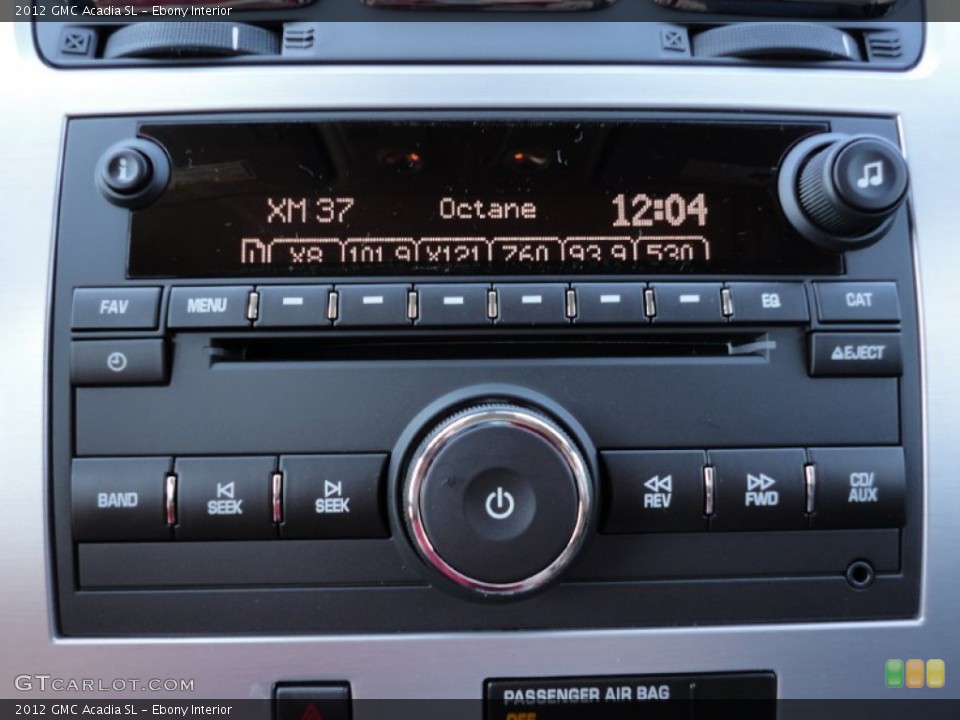 Ebony Interior Audio System for the 2012 GMC Acadia SL #55020287