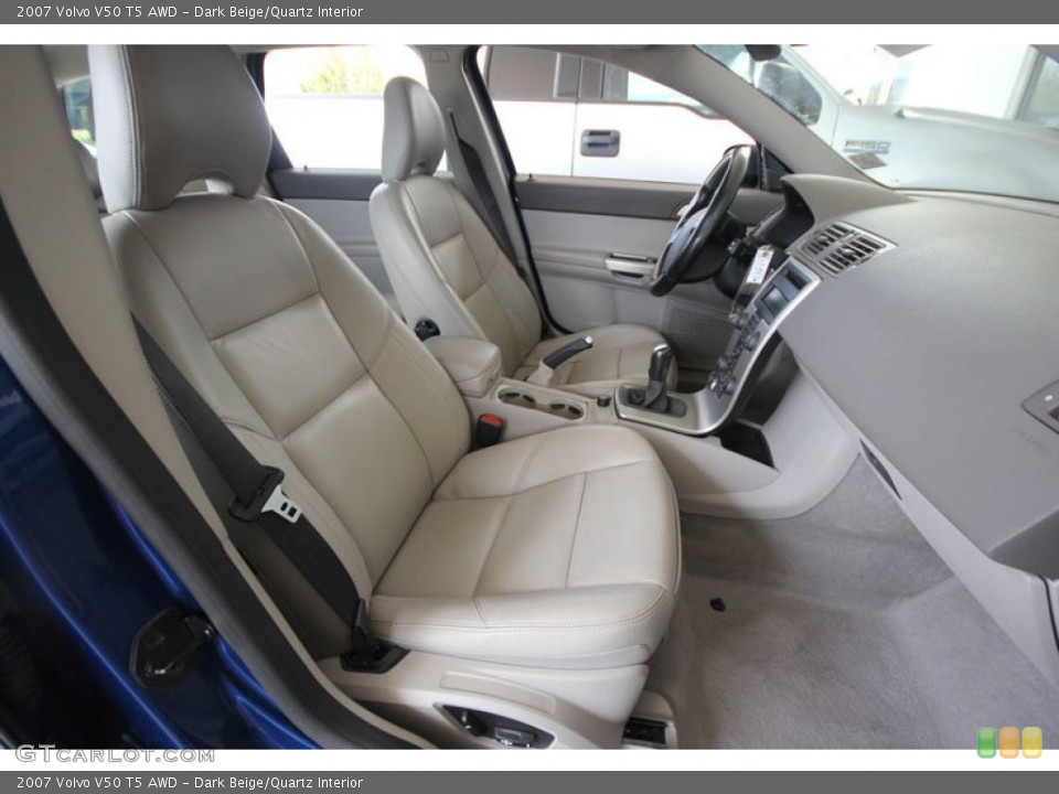 Dark Beige/Quartz Interior Photo for the 2007 Volvo V50 T5 AWD #55020438