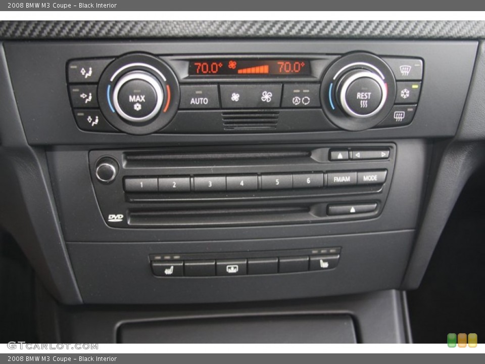 Black Interior Controls for the 2008 BMW M3 Coupe #55020696