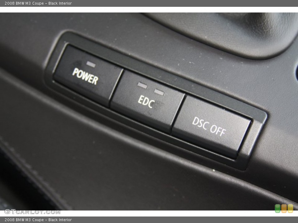 Black Interior Controls for the 2008 BMW M3 Coupe #55020726