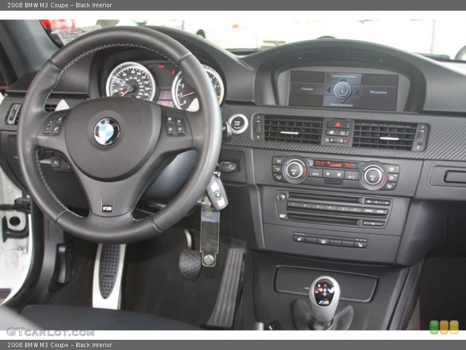 Black Interior Dashboard for the 2008 BMW M3 Coupe #55020807