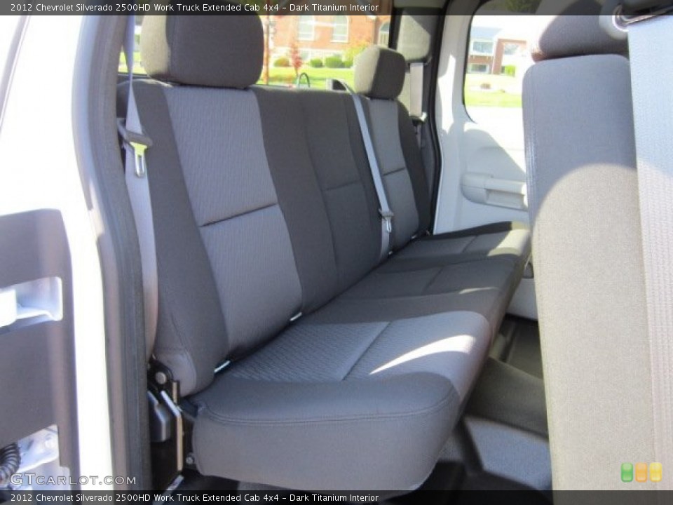 Dark Titanium Interior Photo for the 2012 Chevrolet Silverado 2500HD Work Truck Extended Cab 4x4 #55021362