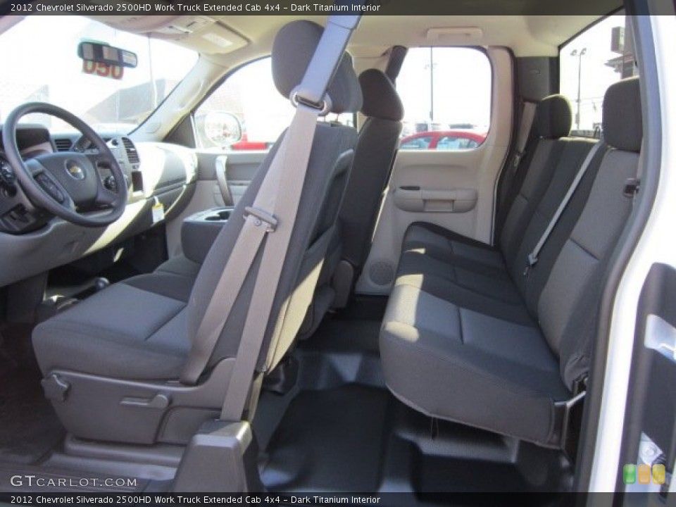 Dark Titanium Interior Photo for the 2012 Chevrolet Silverado 2500HD Work Truck Extended Cab 4x4 #55021377