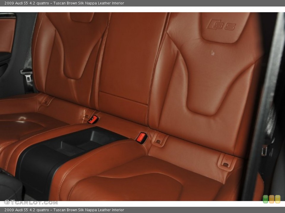 Tuscan Brown Silk Nappa Leather Interior Photo for the 2009 Audi S5 4.2 quattro #55024419