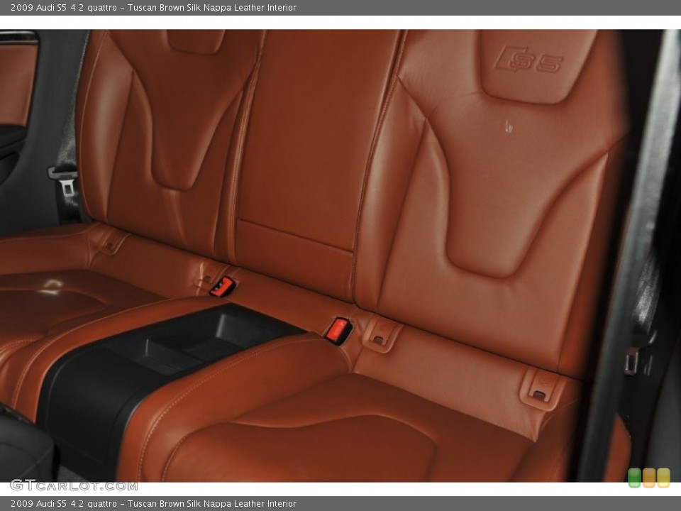 Tuscan Brown Silk Nappa Leather Interior Photo for the 2009 Audi S5 4.2 quattro #55024419