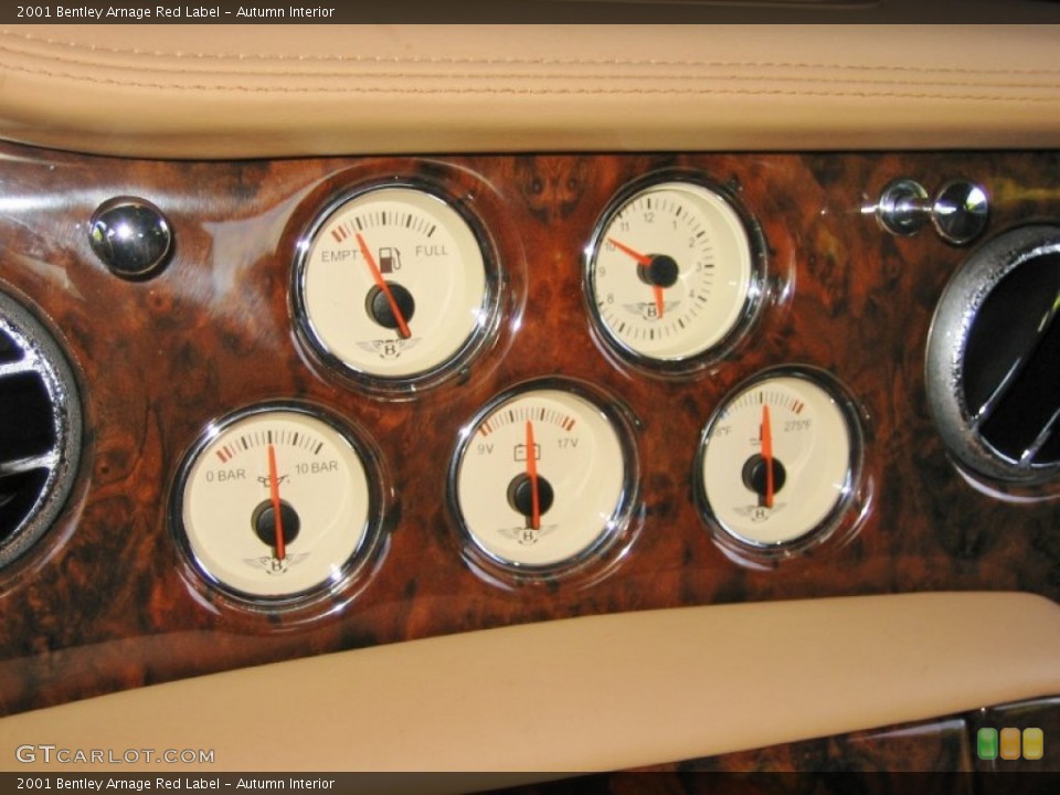 Autumn Interior Gauges for the 2001 Bentley Arnage Red Label #55024512
