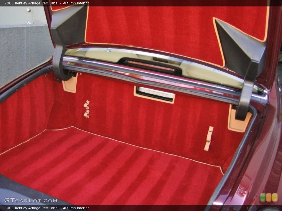 Autumn Interior Trunk for the 2001 Bentley Arnage Red Label #55024602