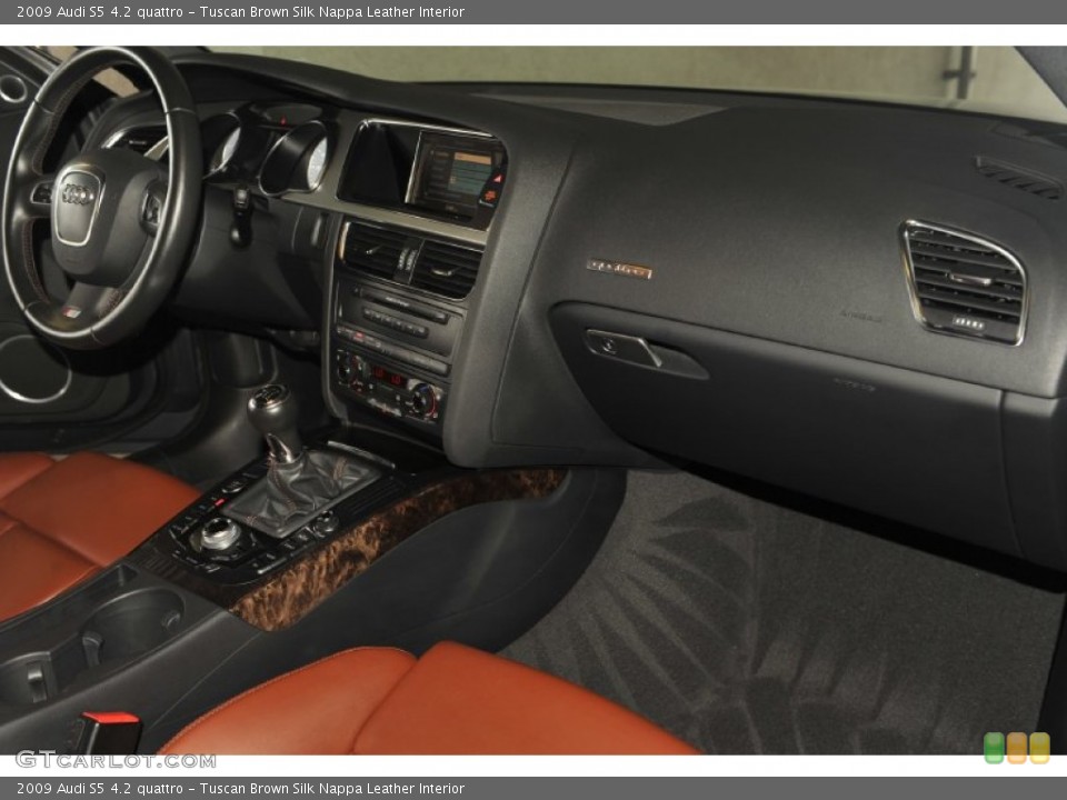 Tuscan Brown Silk Nappa Leather Interior Dashboard for the 2009 Audi S5 4.2 quattro #55024671