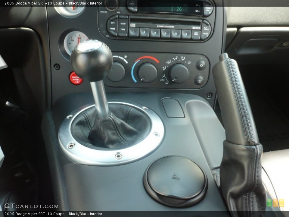 Black/Black Interior Transmission for the 2006 Dodge Viper SRT-10 Coupe #55024938