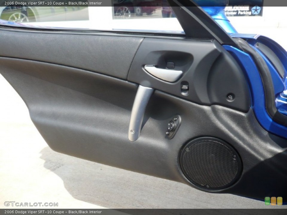 Black/Black Interior Door Panel for the 2006 Dodge Viper SRT-10 Coupe #55025046