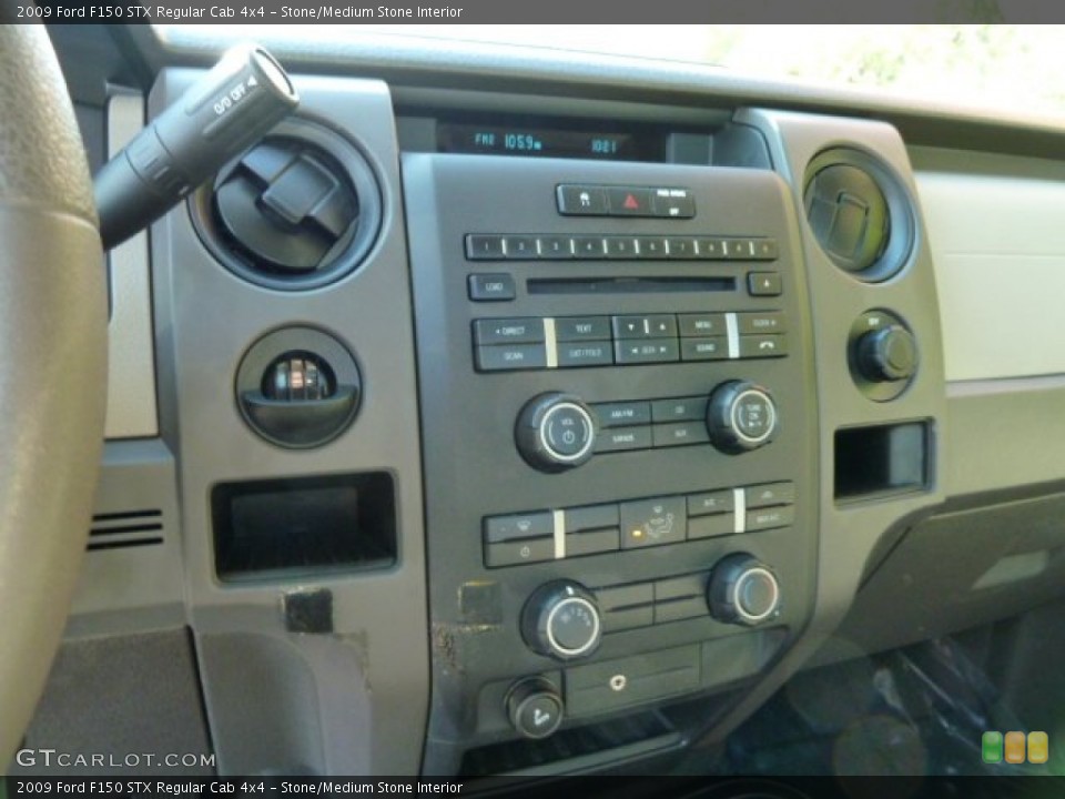Stone/Medium Stone Interior Controls for the 2009 Ford F150 STX Regular Cab 4x4 #55026450