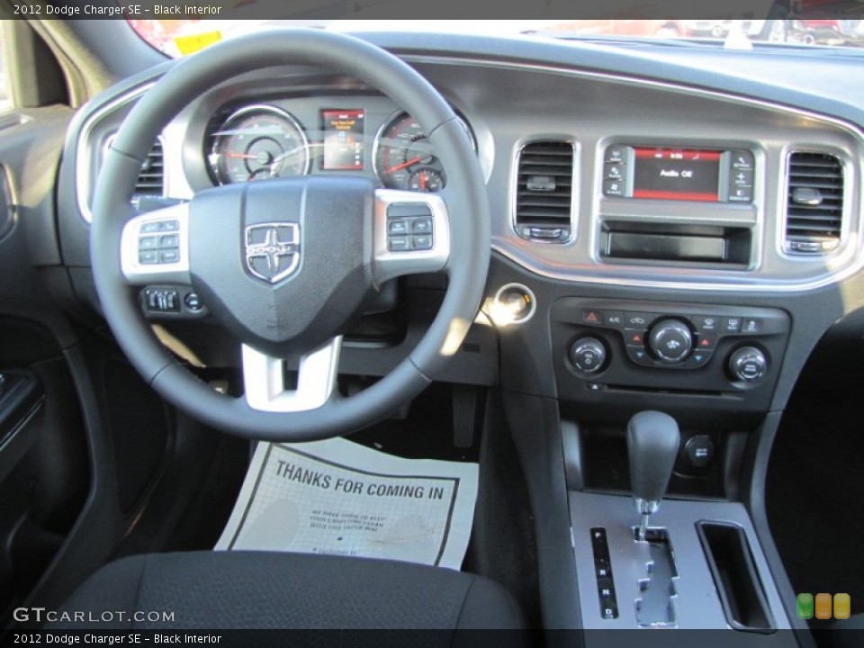 Black Interior Dashboard for the 2012 Dodge Charger SE #55026678