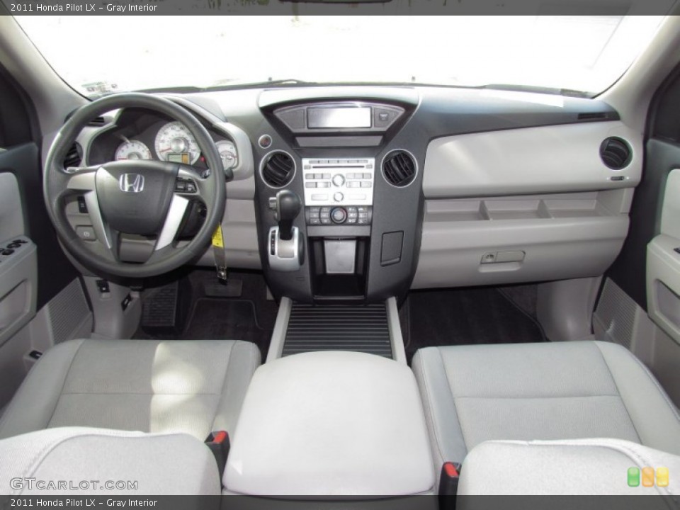 Gray Interior Dashboard For The 2011 Honda Pilot Lx 55027563