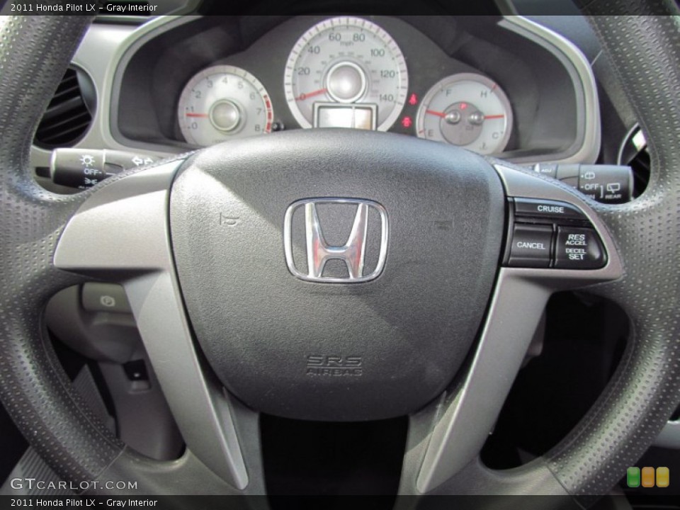 Gray Interior Steering Wheel for the 2011 Honda Pilot LX #55027580
