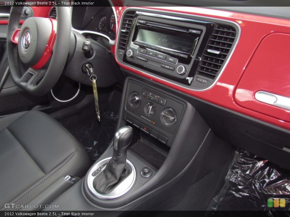 Titan Black Interior Controls for the 2012 Volkswagen Beetle 2.5L #55028292