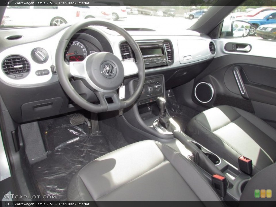 Titan Black Interior Prime Interior for the 2012 Volkswagen Beetle 2.5L #55028394