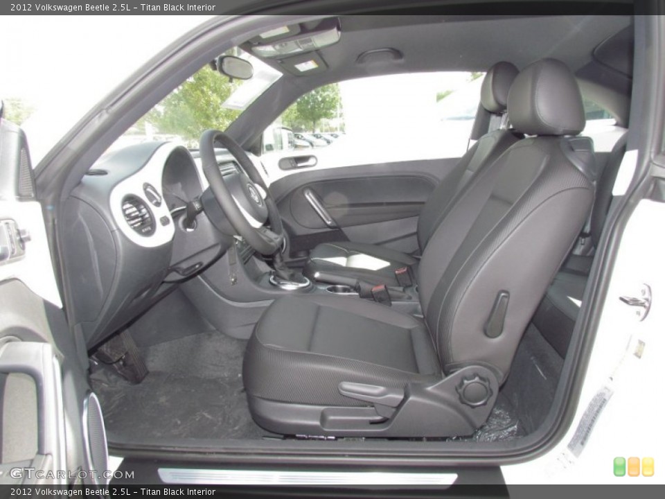 Titan Black Interior Photo for the 2012 Volkswagen Beetle 2.5L #55028592