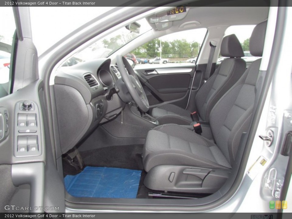 Titan Black Interior Photo for the 2012 Volkswagen Golf 4 Door #55028649