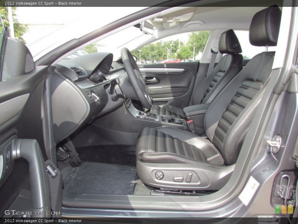 Black Interior Photo for the 2012 Volkswagen CC Sport #55029165