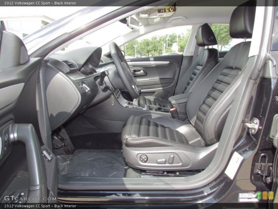 Black Interior Photo for the 2012 Volkswagen CC Sport #55029273