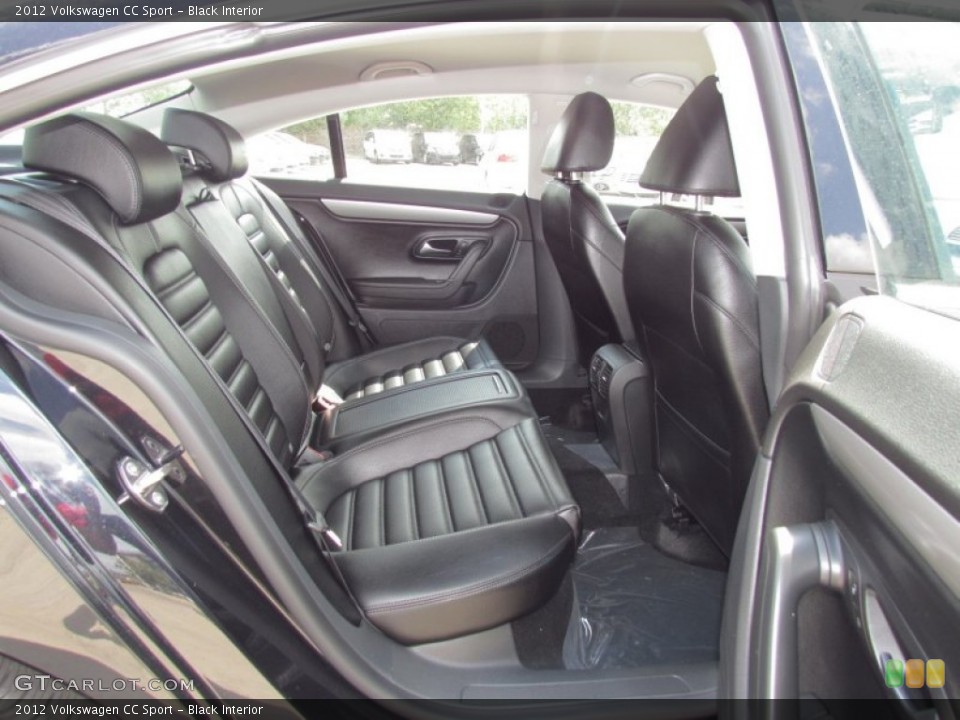 Black Interior Photo for the 2012 Volkswagen CC Sport #55029282