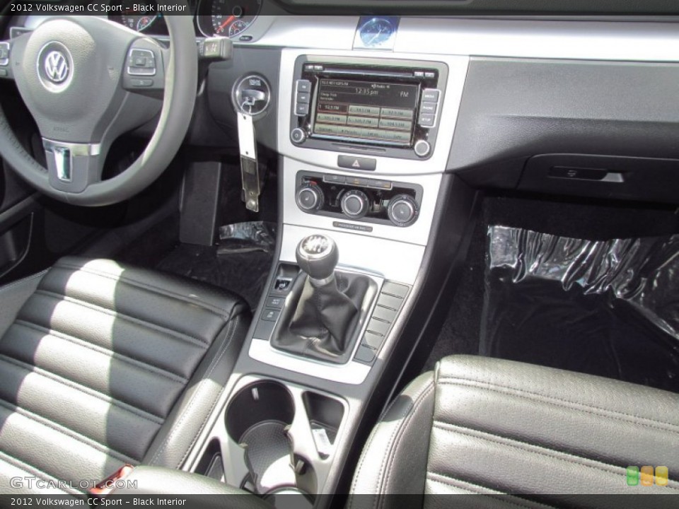 Black Interior Controls for the 2012 Volkswagen CC Sport #55029303