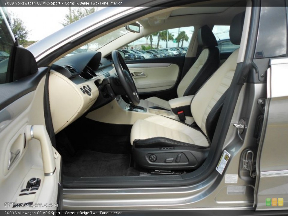 Cornsilk Beige Two-Tone Interior Photo for the 2009 Volkswagen CC VR6 Sport #55029318