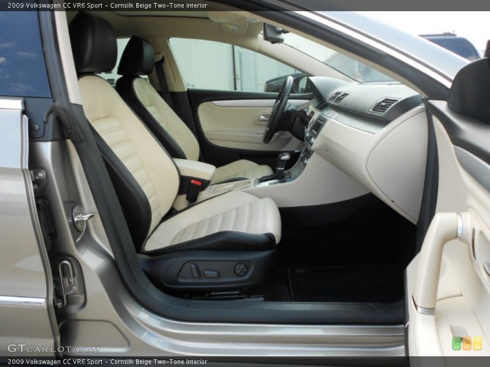 Cornsilk Beige Two-Tone Interior Photo for the 2009 Volkswagen CC VR6 Sport #55029342