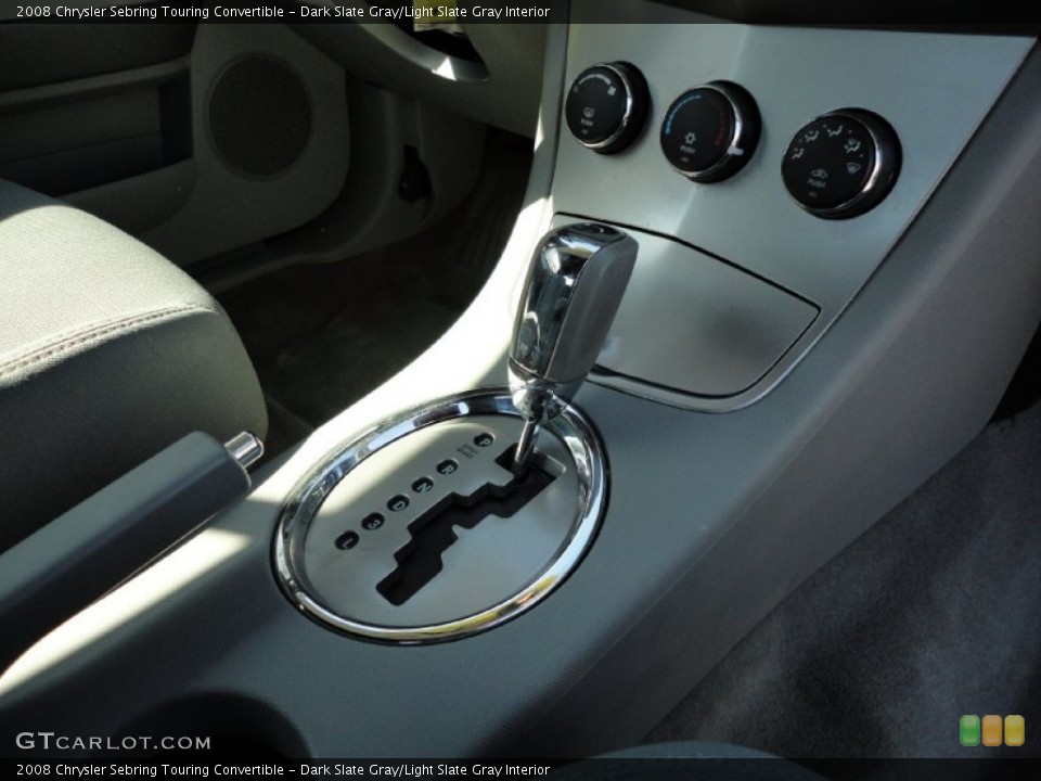 Dark Slate Gray/Light Slate Gray Interior Transmission for the 2008 Chrysler Sebring Touring Convertible #55029627