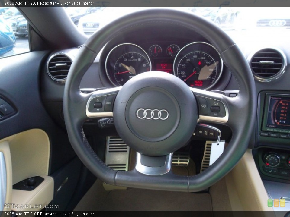 Luxor Beige Interior Steering Wheel for the 2008 Audi TT 2.0T Roadster #55031088