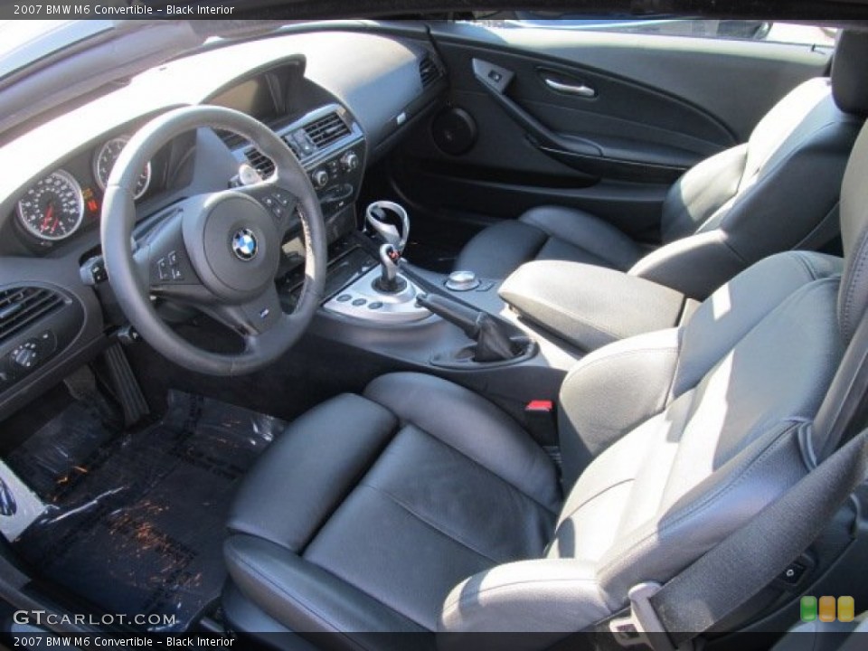 Black Interior Photo for the 2007 BMW M6 Convertible #55031220